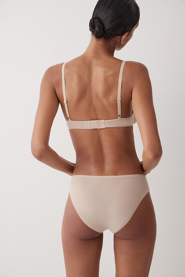 Бюстгальтер с формованной мягкой чашкой (нюдовый)