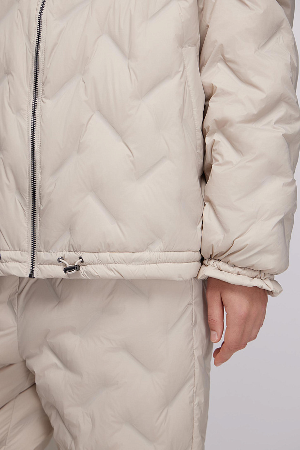 Пуховик (светло-бежевый)