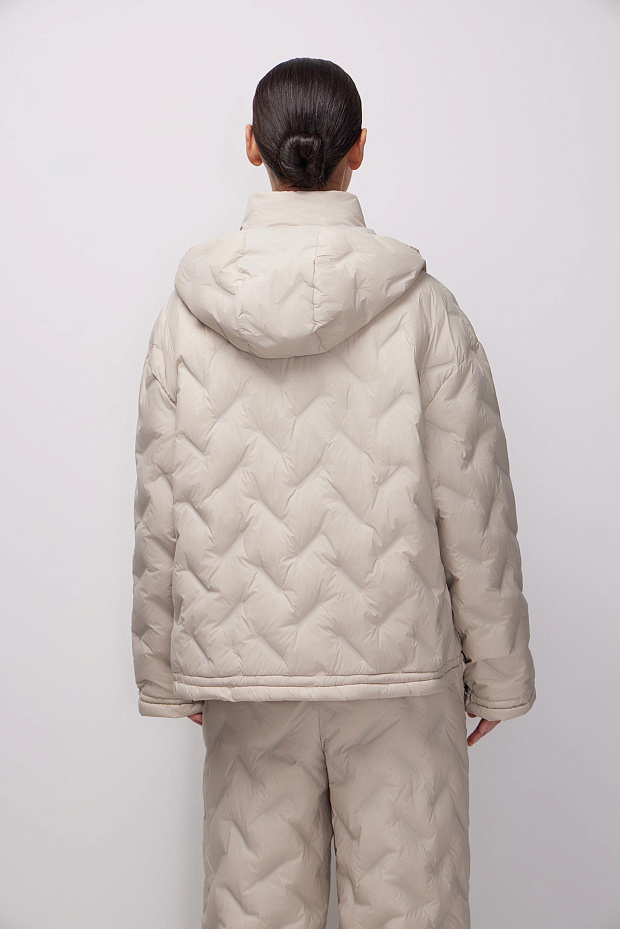 Пуховик (светло-бежевый)