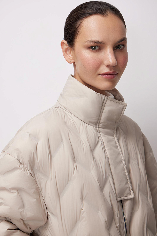 Пуховик (светло-бежевый)
