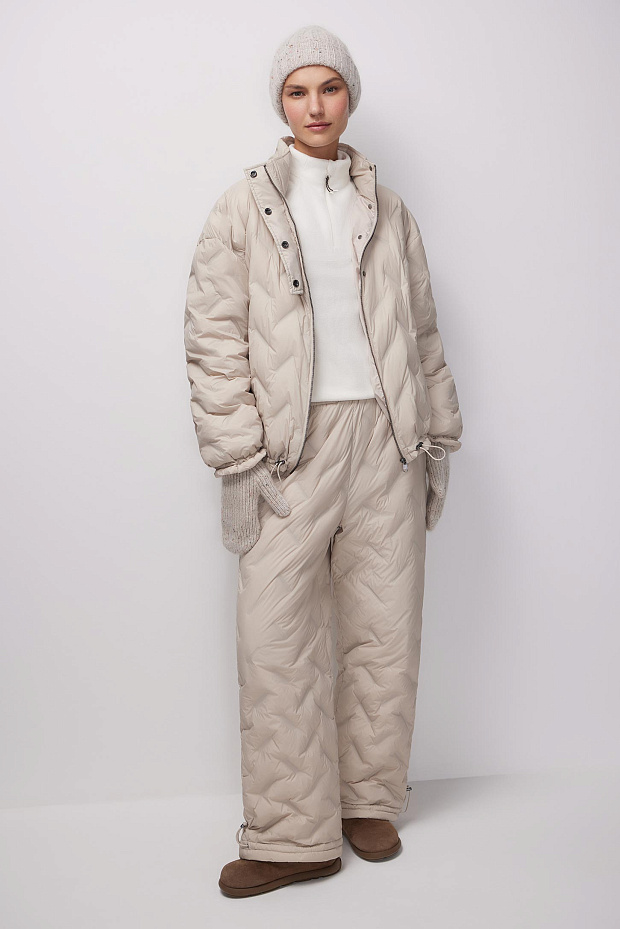 Пуховик (светло-бежевый)