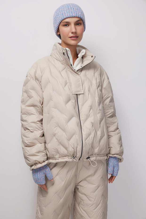 Митенки-варежки (голубой)