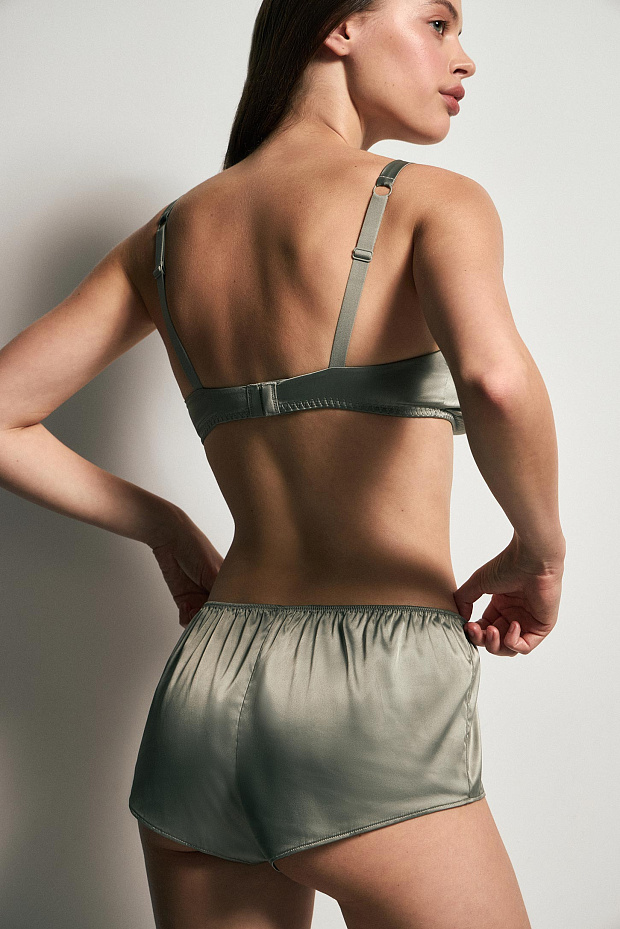 Бюстгальтер на тонких бретелях (шалфей)