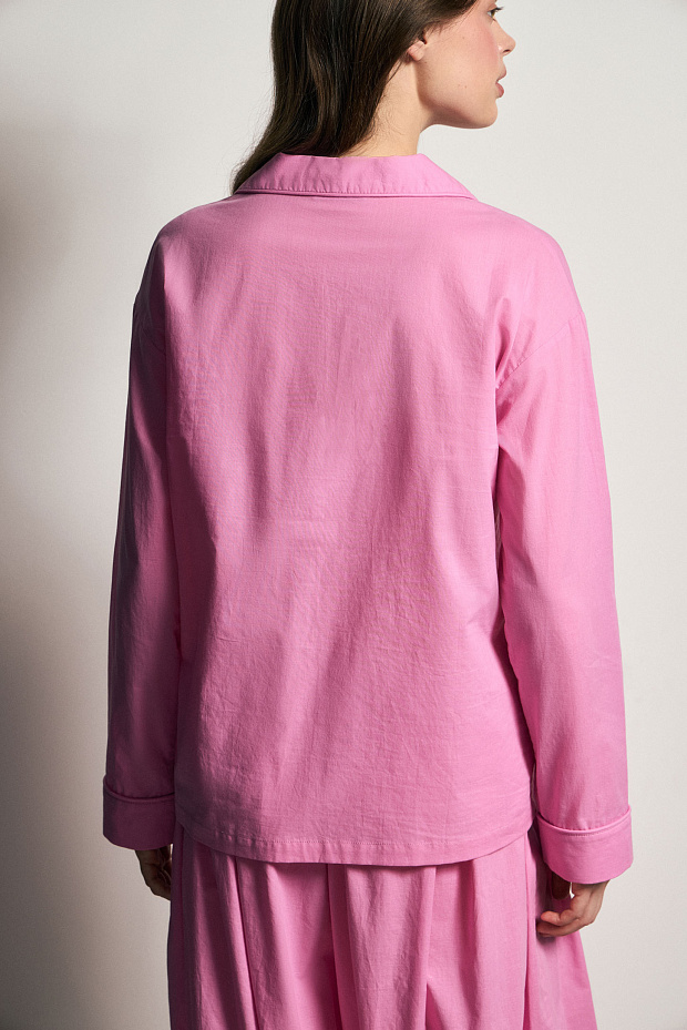 Пижамная рубашка (розовый)