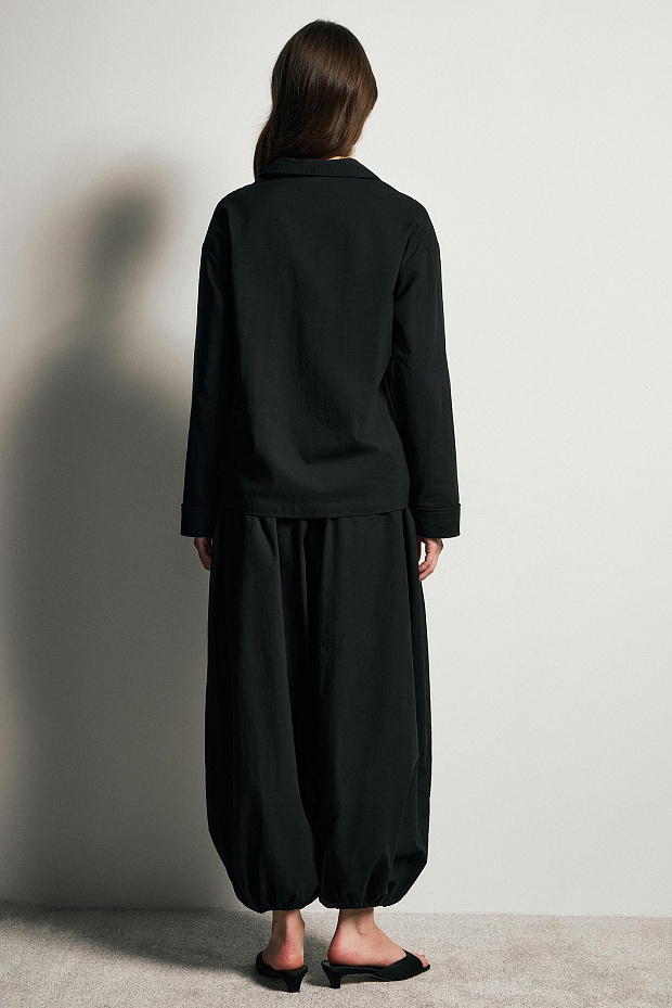 Пижамные брюки (черный)