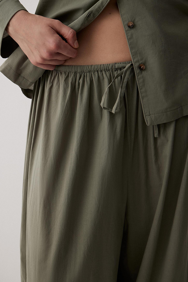 Пижамные брюки (зеленый)