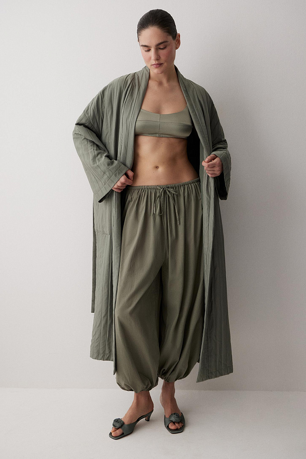 Пижамные брюки (зеленый)