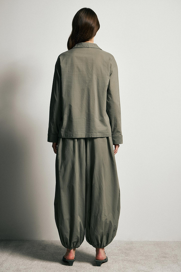 Пижамные брюки (зеленый)