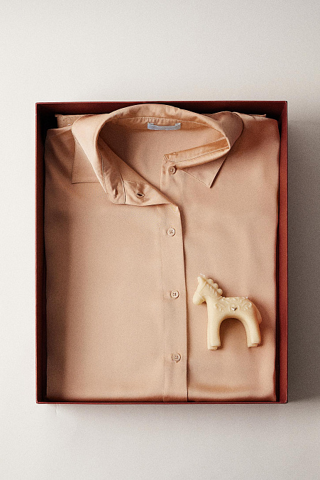 Пижамная рубашка (шампань)