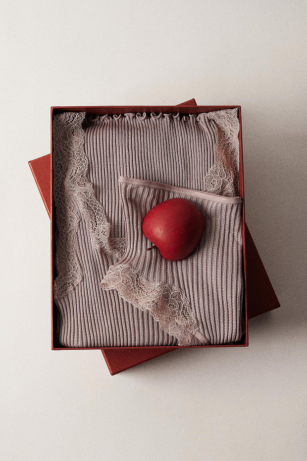 Пижамные шорты (пудрово-розовый)