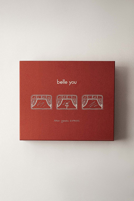 Подарочная коробка большая Новый год 420*350*80 YK120 (красный)