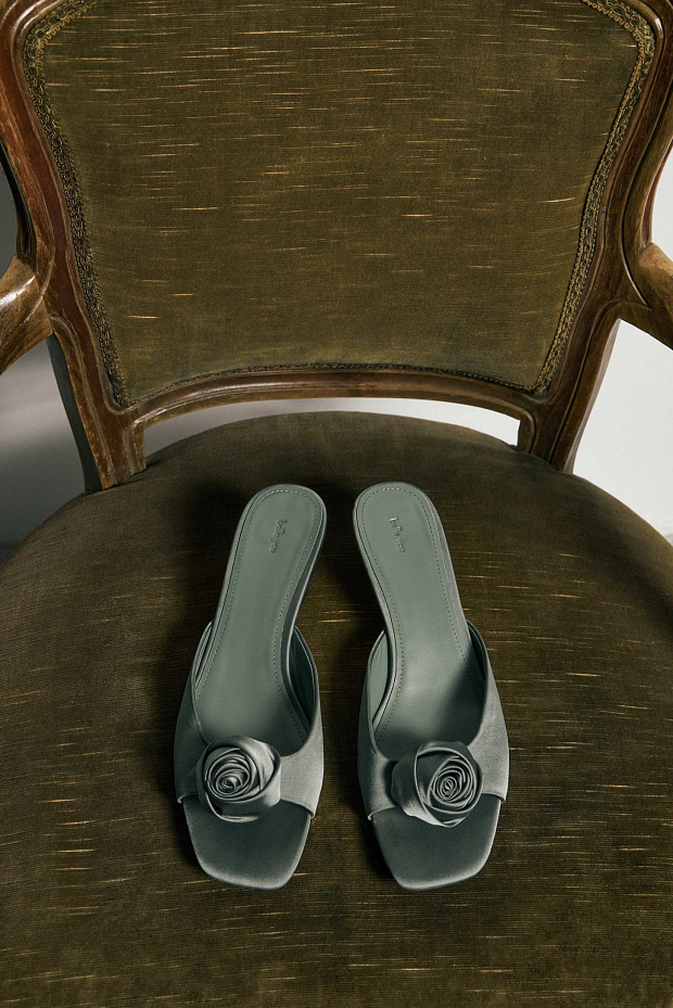 Босоножки (зеленый)