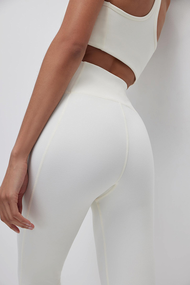 Легинсы из мягкой микрофибры (светло-бежевый)