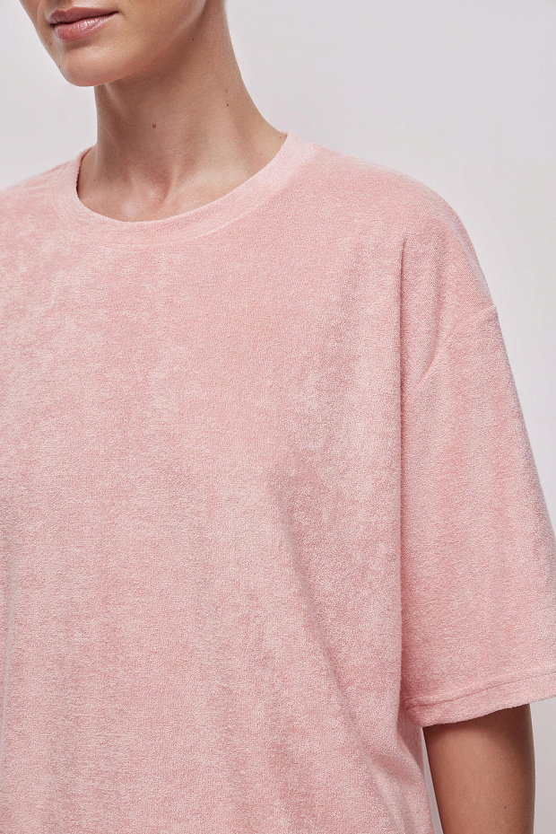 Пижамная футболка (розовый)