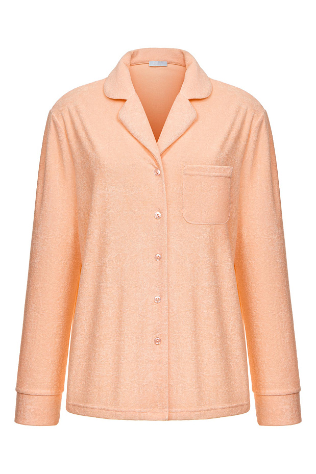 Пижамная рубашка (персиковый)
