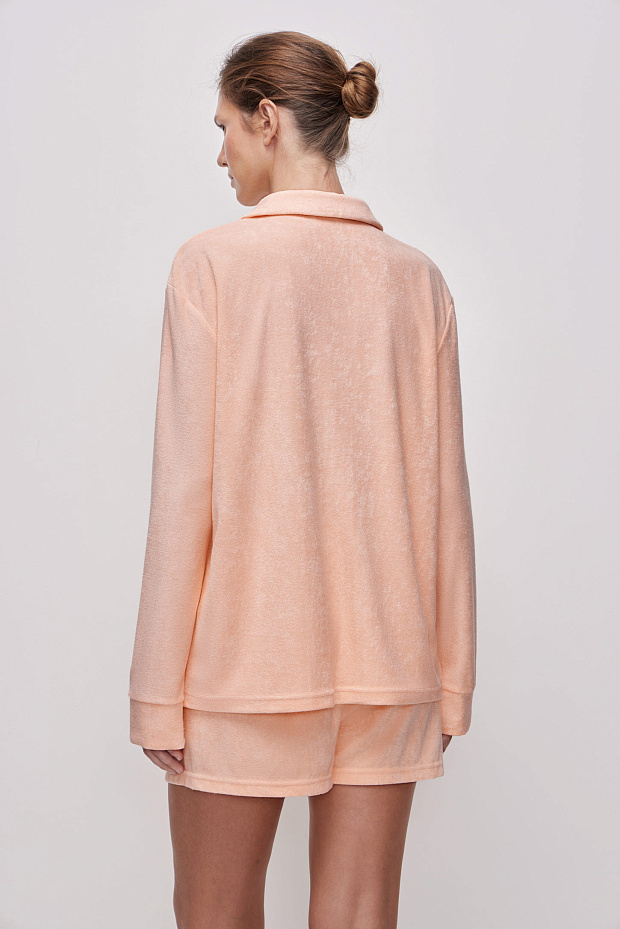 Пижамная рубашка (персиковый)