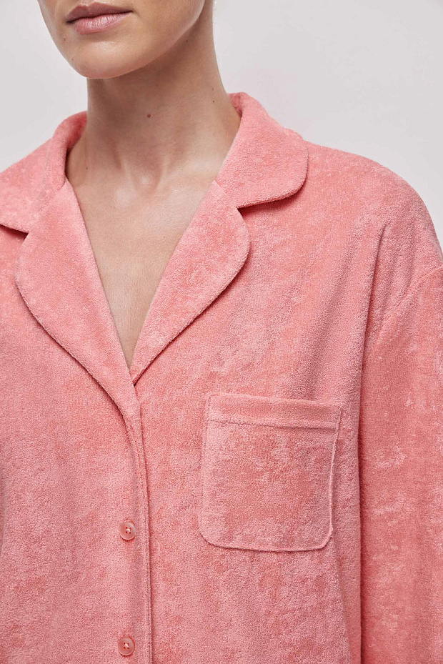 Пижамная рубашка (розовый)
