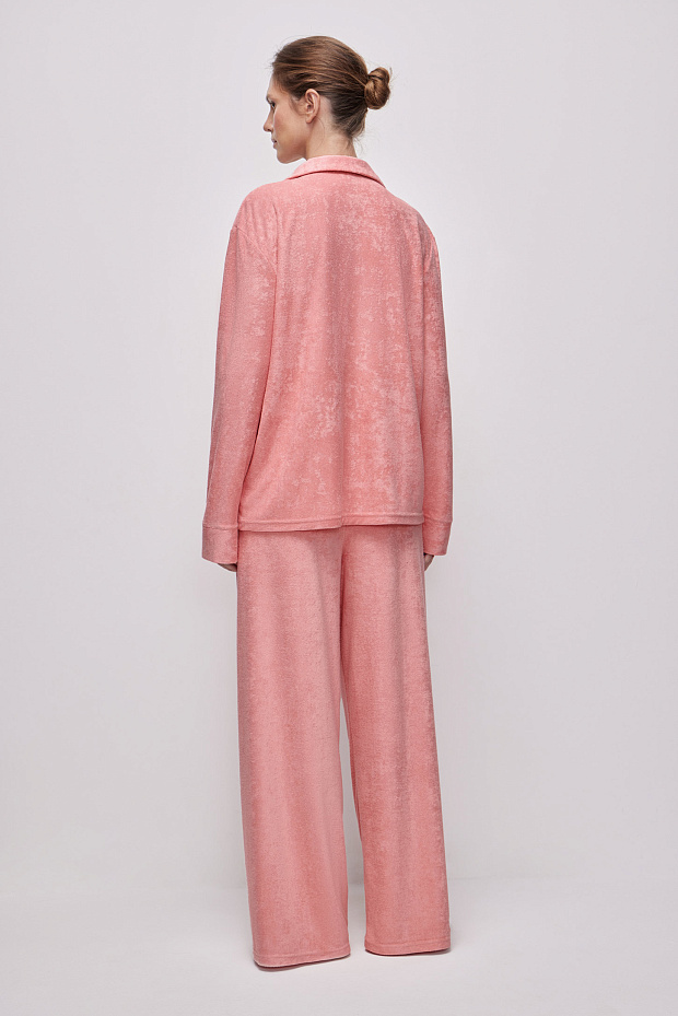 Пижамная рубашка (розовый)
