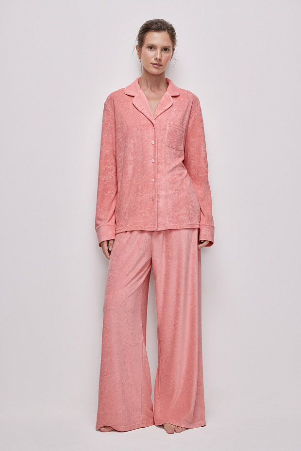 Пижамная рубашка (розовый)