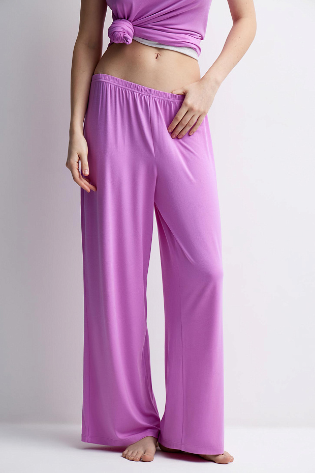 Пижамные брюки женские (лиловый)