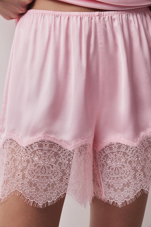 Пижамные шорты (розовый)