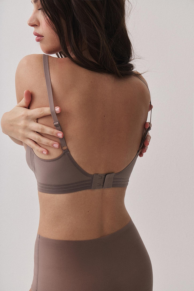 Топ на тонких бретелях (капучино)