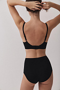 Трусы-кюлоты с высокой посадкой (черный)