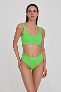 Топ купальника (кислотно-зеленый)