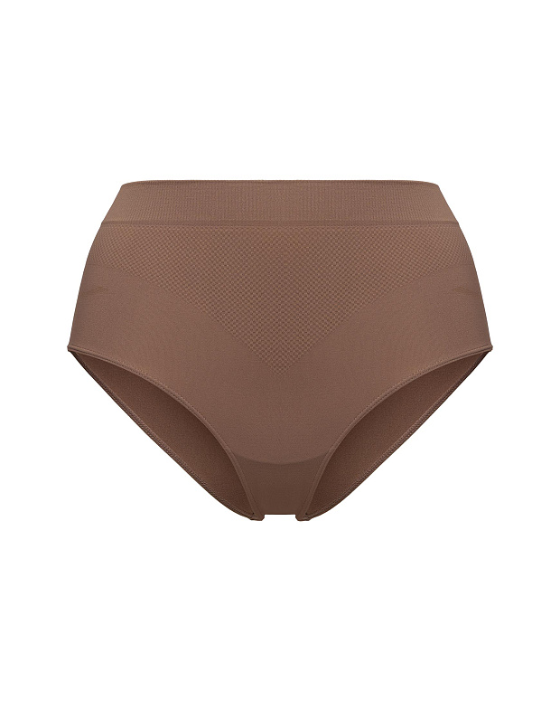 Трусы-кюлоты с высокой посадкой (шоколадный)