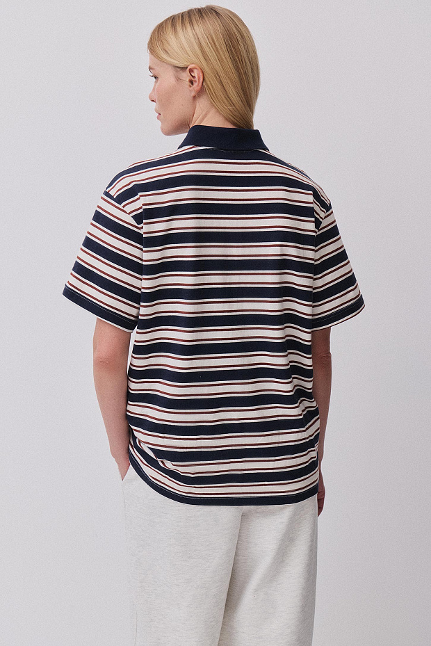 Футболка-поло (темно-синий)