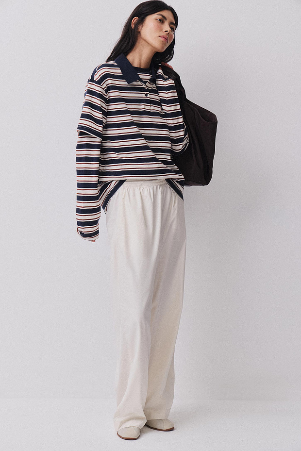 Футболка-поло (темно-синий)