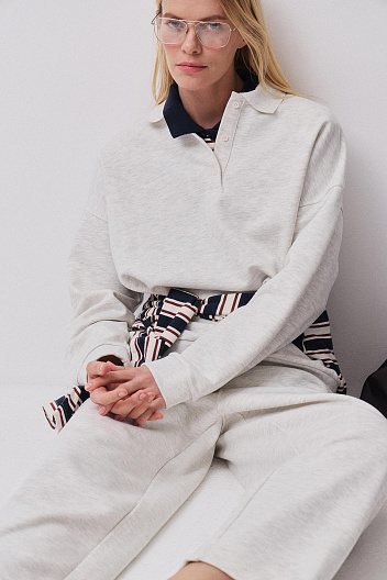 Толстовка-поло из хлопка Одежда для города и путешествий / Travelling