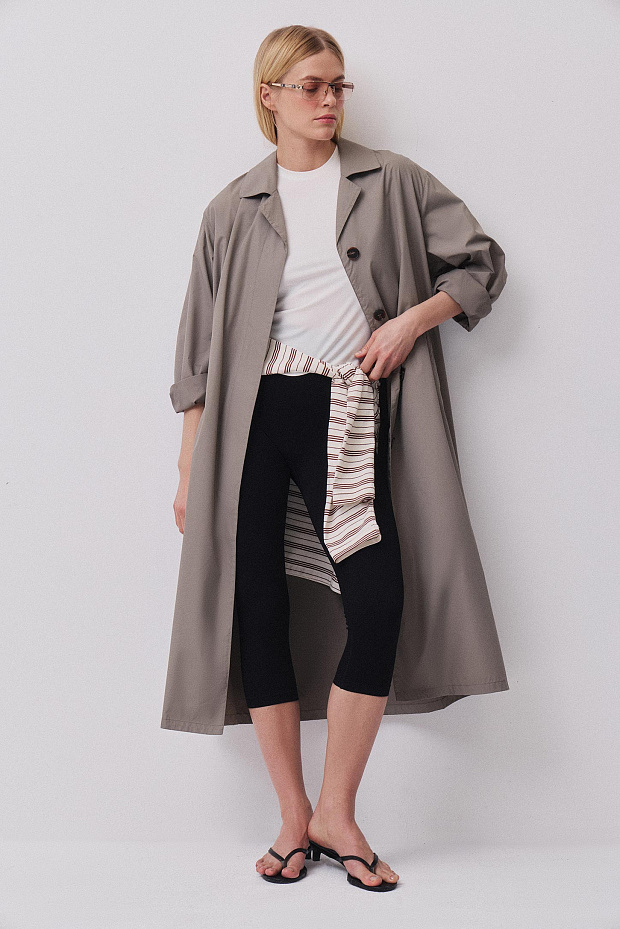 Легинсы укороченные (черный)