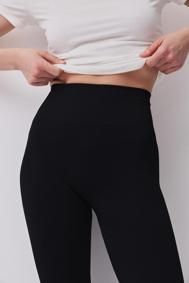 Легинсы укороченные (черный)