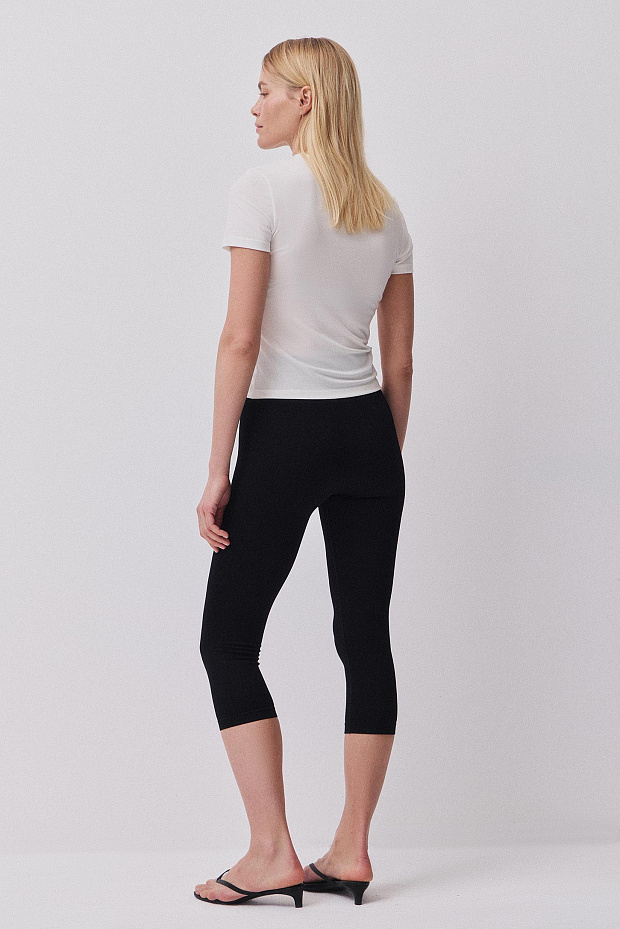 Легинсы укороченные (черный)