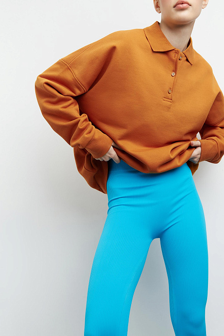 Толстовка-поло (охра)