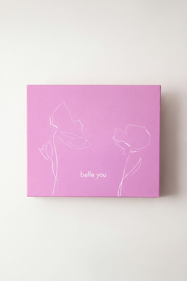 Подарочная коробка большая 420*350*80 (YK122) (лиловый)