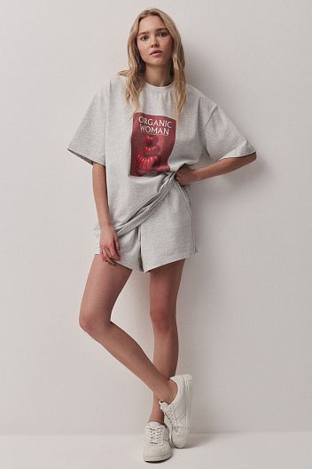 Футболка из хлопка Одежда с характером