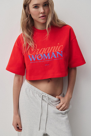 Футболка из хлопка Одежда с характером