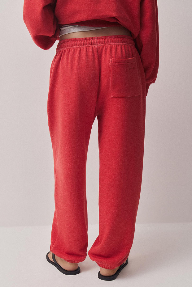 Брюки (красный меланж)