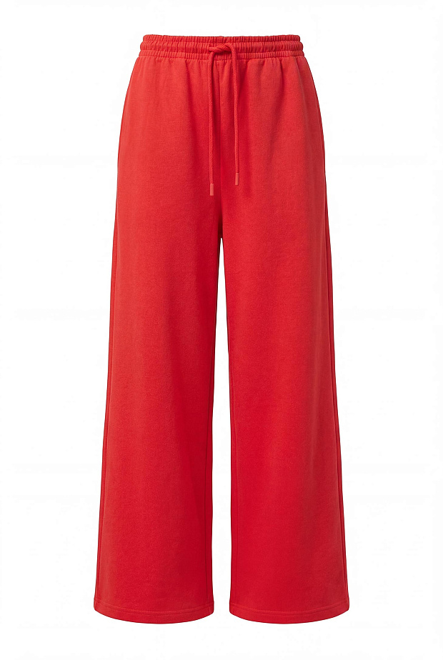 Широкие брюки (томатный)