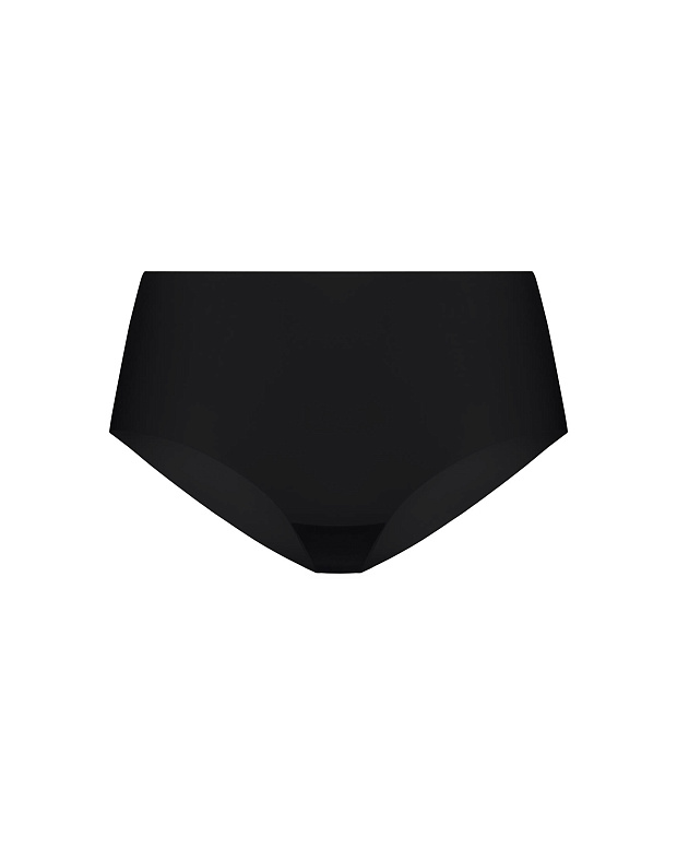 Трусы-кюлоты с высокой посадкой (черный)