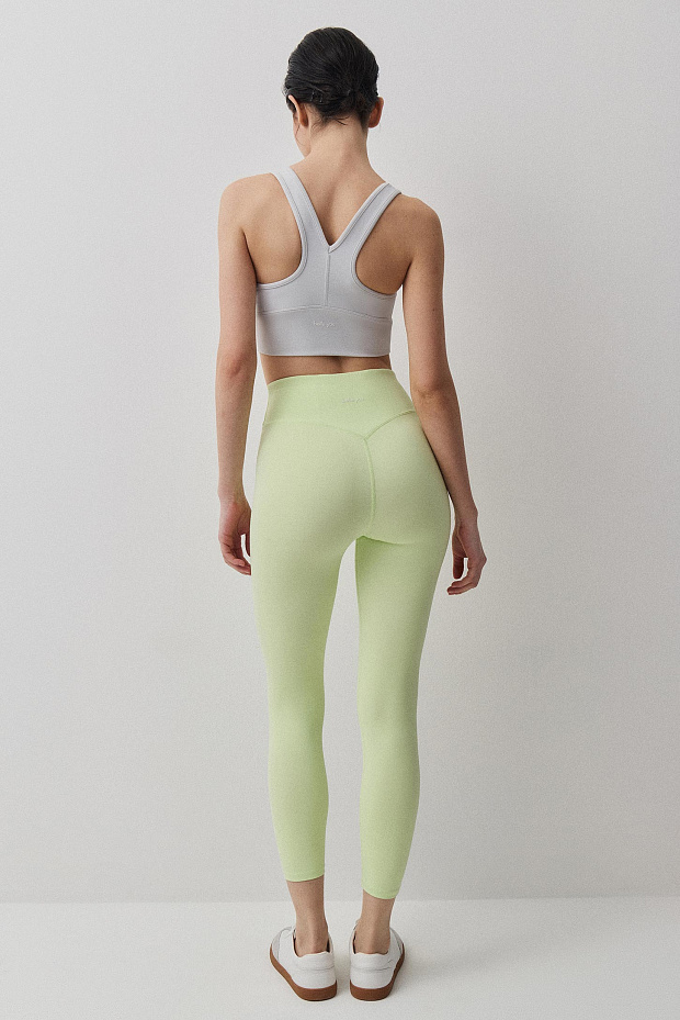 Легинсы укороченные (лайм)