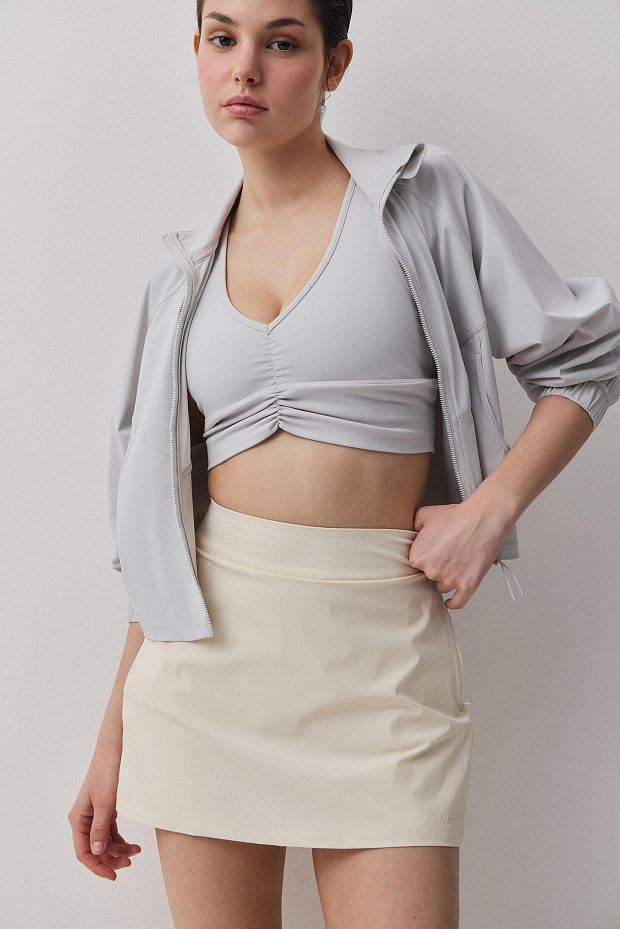 Теннисная юбка (молочный)