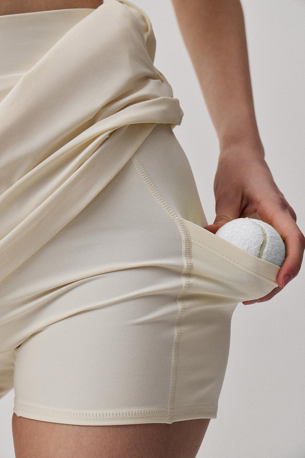 Теннисная юбка (молочный)