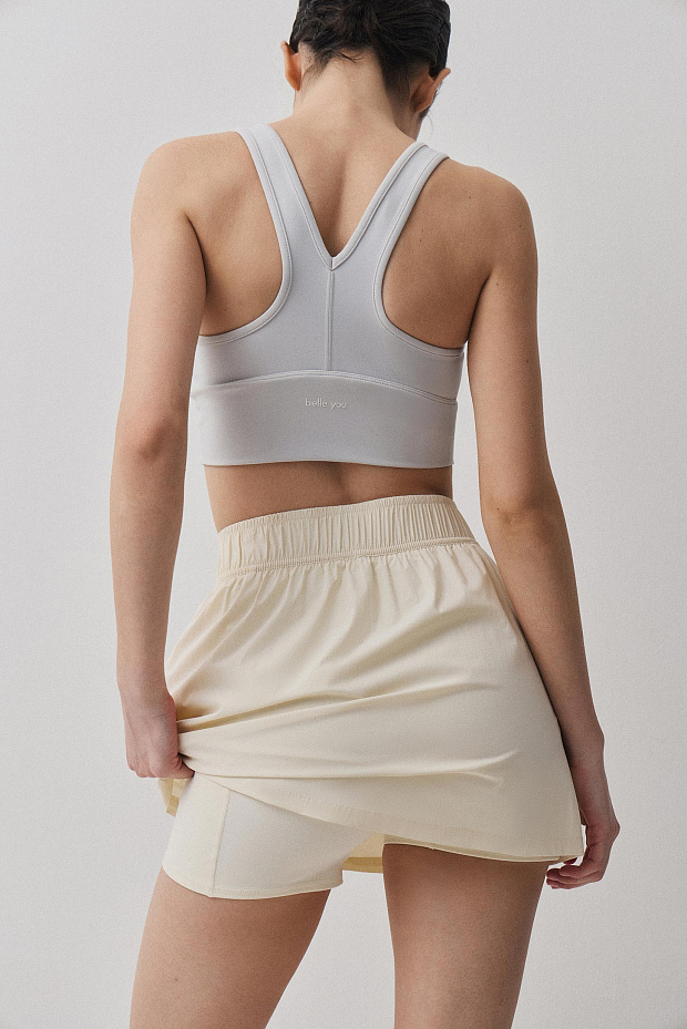 Теннисная юбка (молочный)