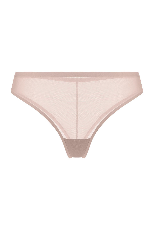 Трусы-бразилиано со средней посадкой (пудрово-розовый)