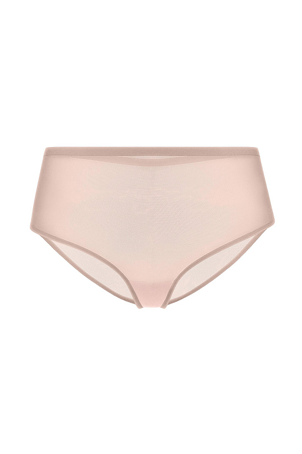 Трусы-кюлоты с высокой посадкой (пудрово-розовый)