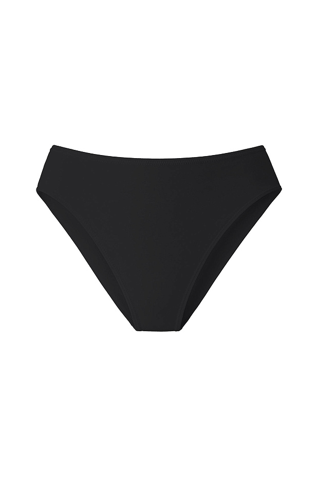 Трусы-танга с высокой посадкой (черный)