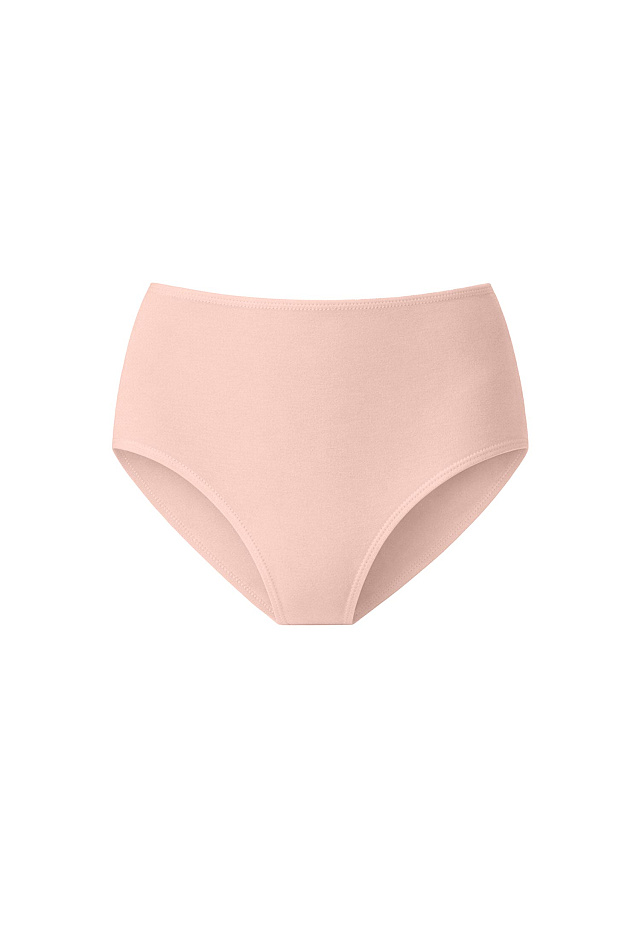 Трусы-кюлоты с высокой посадкой (персиковый)